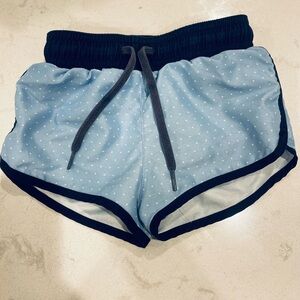 Minnow boys mulberry blue dot boardie, size 2T EUC